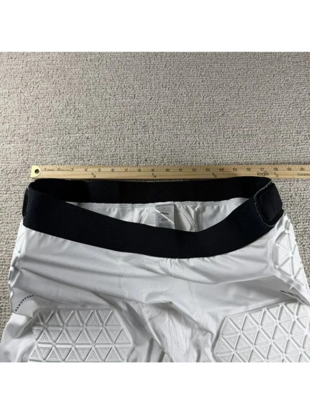 Adidas Aeroready Padded Football Shorts White Black Men’s Size 3XL
